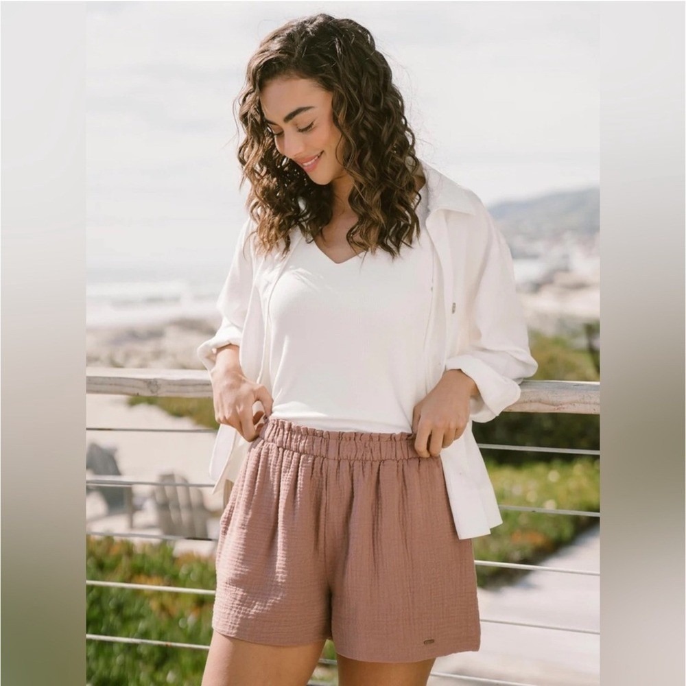 Cozy Earth Boardwalk Breeze Short Clay‎ Athlesiure Casual Women Size XXXL